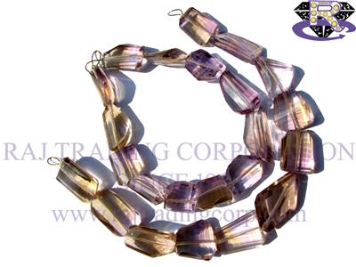 Ametrine Faceted Nuggets (Quality AAA)